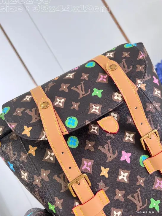 Cheap Backpack Vuitton Louis Christopher MM-38*44*12.5CM 0608